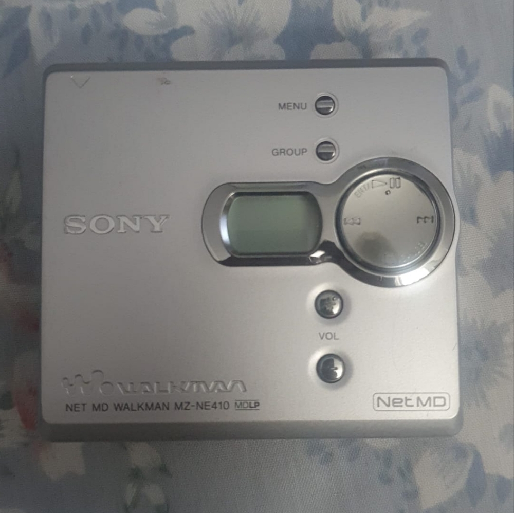 Sony MZ-NE410/M High Speed Net MD Walkman Recorder with Minidisc (working)